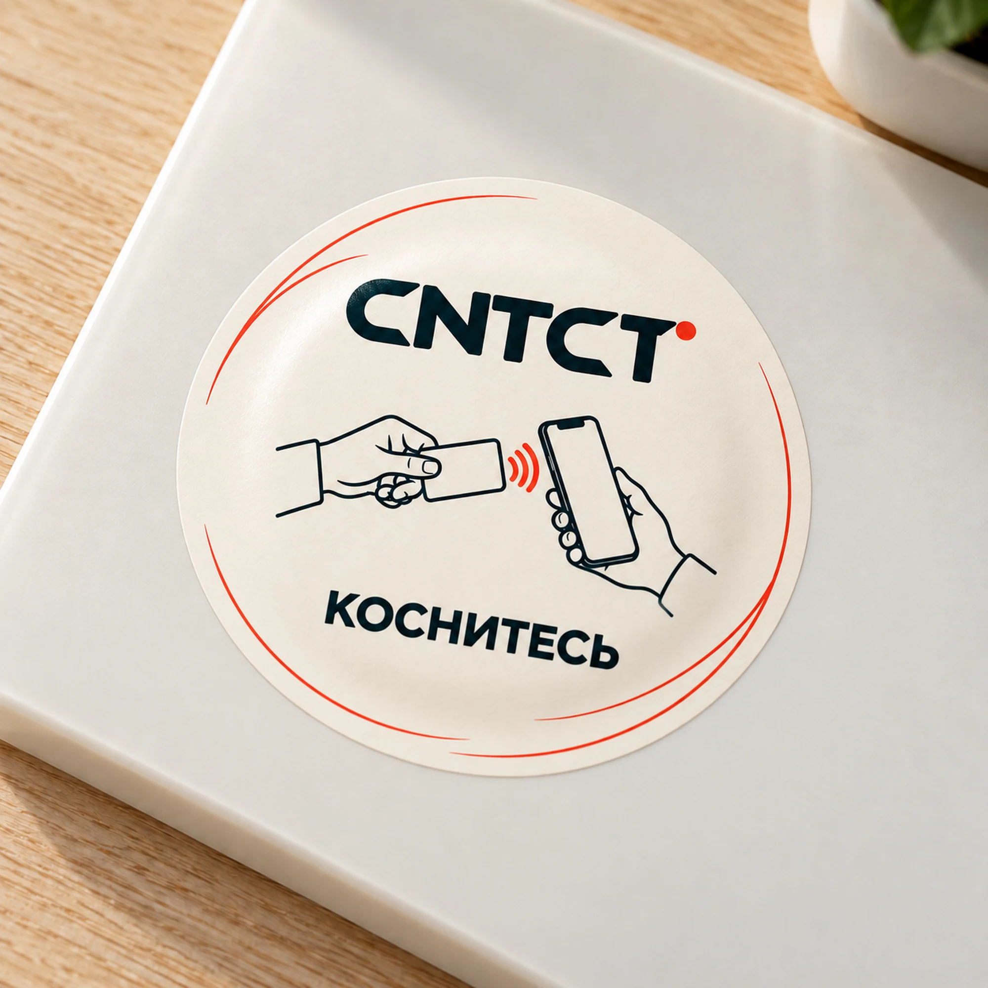 CNTCT · Касание — метка Ø50 мм · антиметалл